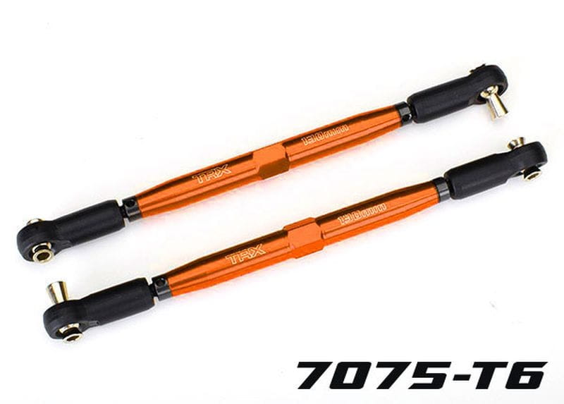 Traxxas Vorspurstange 7075-T6 Aluminium orange 157mm _2_ - RC-Zubehoer