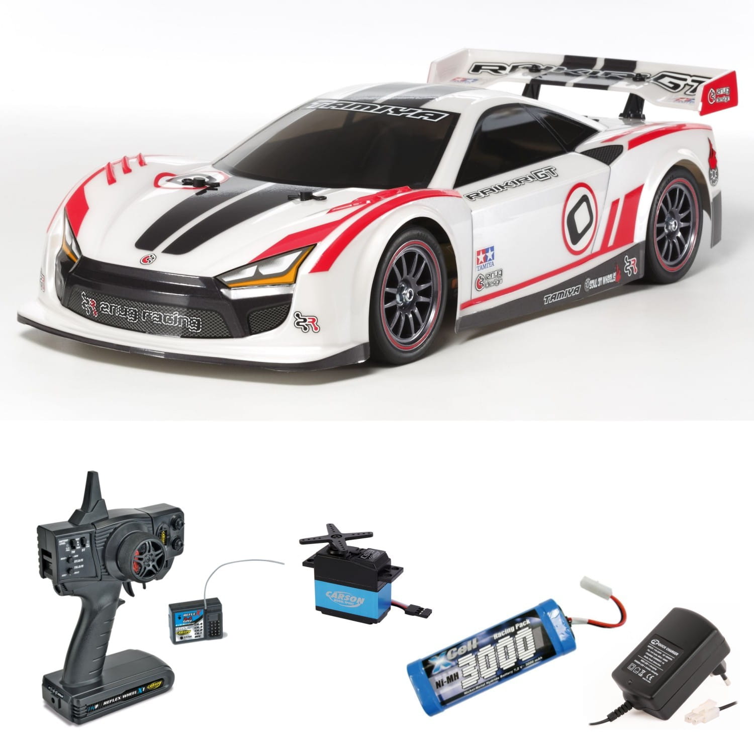 Tamiya RC Raikiri GT 1:10 Bausatz Komplett Set