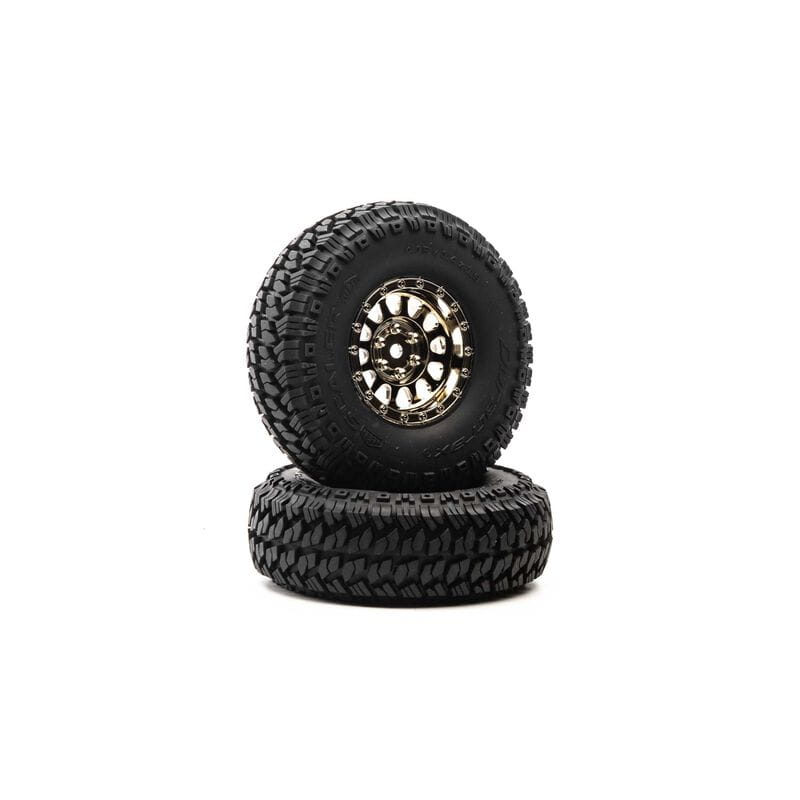 Duratrax Reifen Class 1 Scaler CR C3 Mntd 1.9" Blk/Chr (2)