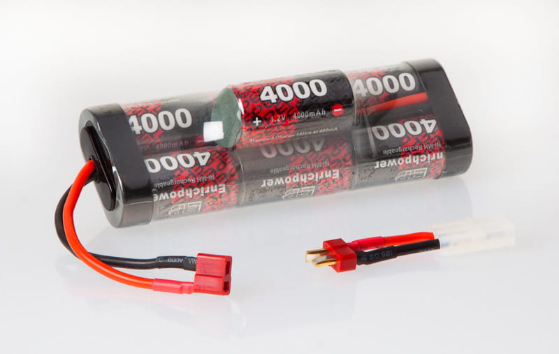 Robitronic NiMH 8_4V_ 4000mAh_ Hump Pack_ T-Stecker - Tamiya - RC-Zubehoer