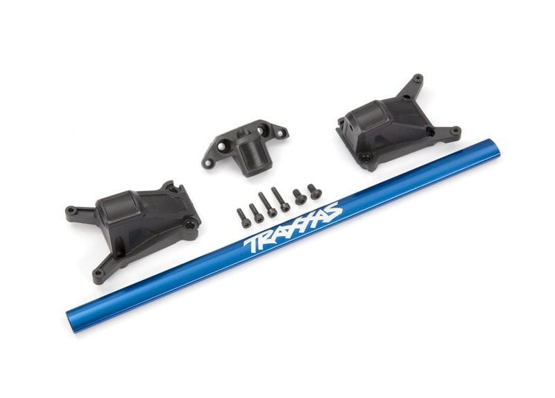 Traxxas Chassis brace kit blau für LGC-Chassis