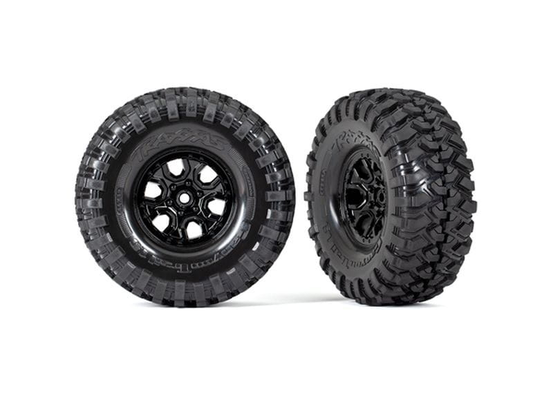 Traxxas Reifen Auf Felge 1_9 Felgen Canyon Trail 4_6X1.9 Reifen - RC-Zubehoer