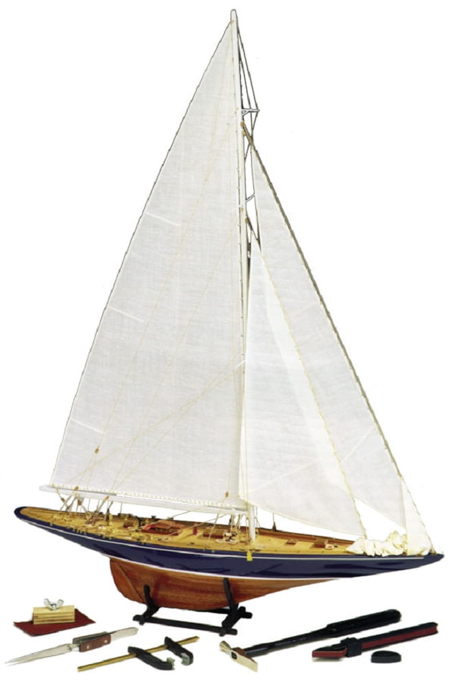 Schiffsmodell Endeavour 1934 Bausatz mit Werkzeugsatz im Massstab 1_80