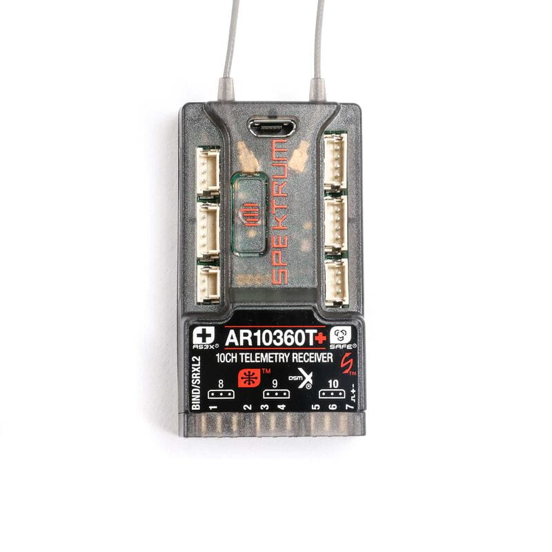 Spektrum AR10360T_ DSMX 10-Kanal AS3X_ - SAFE Telemetry Empfaenger - RC-Zubehoer
