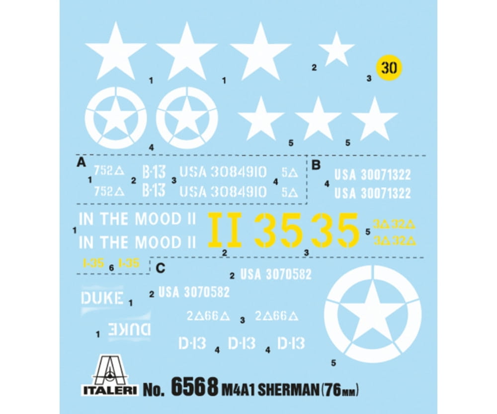 Italeri 1:35 M4A1 Sherman with U.S. Infantry