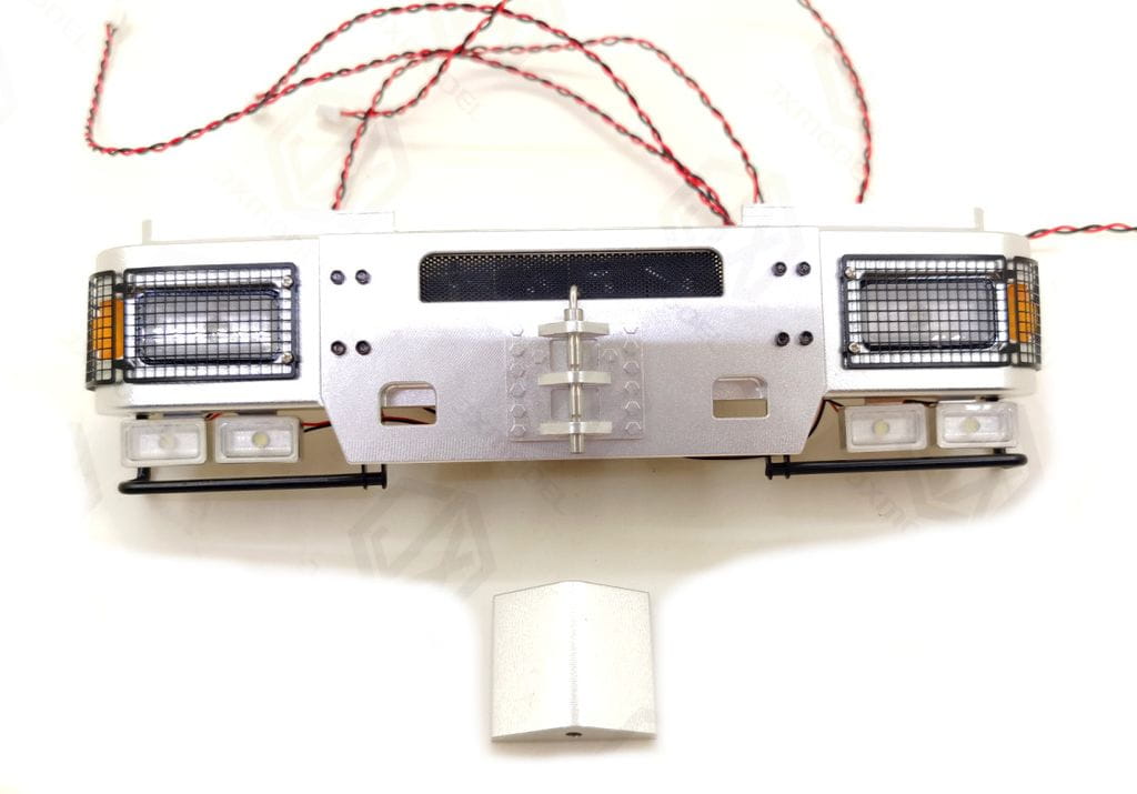 JXModel 1:14 Schwerlaststoßstange aus Alu für MAN F2000 JXModel 1_14 Schwerlaststossstange aus Alu fuer MAN F2000 - RC-Zubehoer