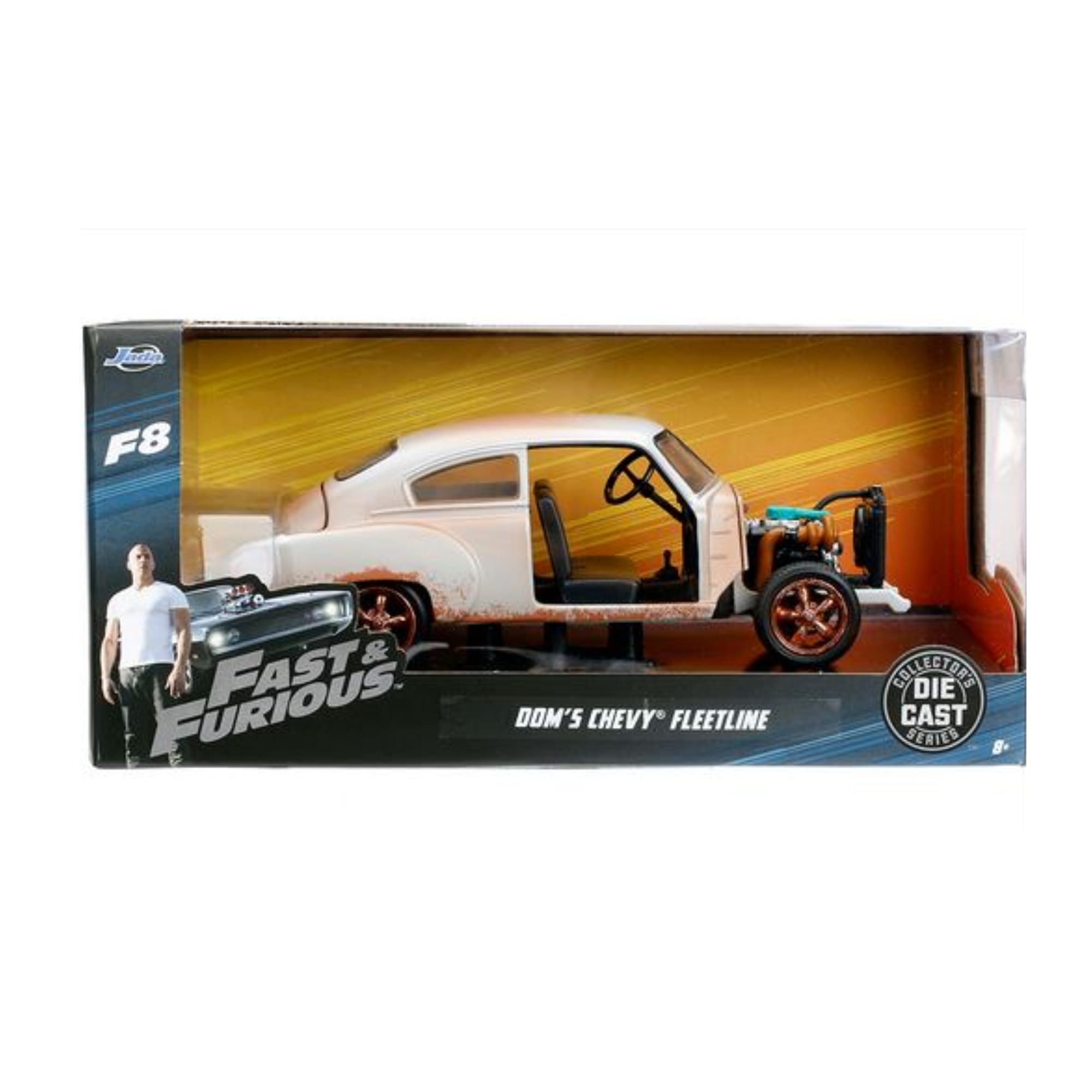 Jadatoys 1:24 Modellauto Dom's Chevrolet fleetline Fast and Furious 8
