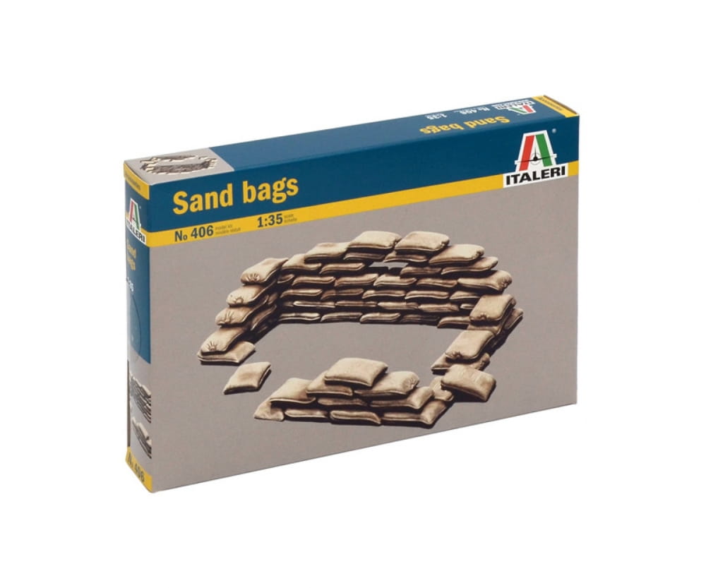 Italeri 1:35 Sandsäcke Plastik Modellbau Bausatz