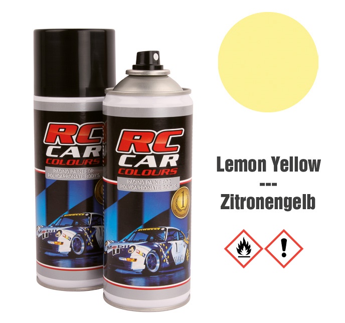 Robitronic Lexan Spray Zitronengelb 020 150ml