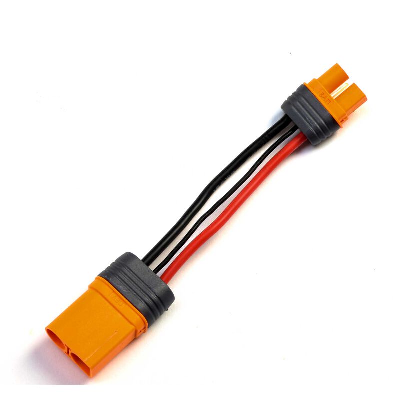 Spektrum IC5 Adapter zu IC3 mit 4mm Stecker 100mm Smart