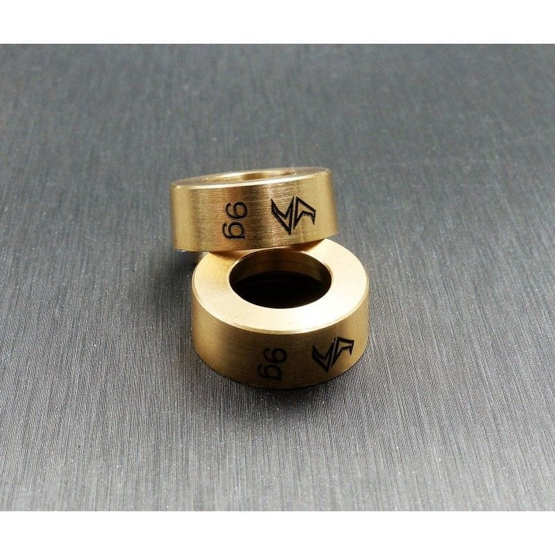 SAMIX brass wheel weights _9g_ fuer SCX-24 2 pcs - RC-Zubehoer