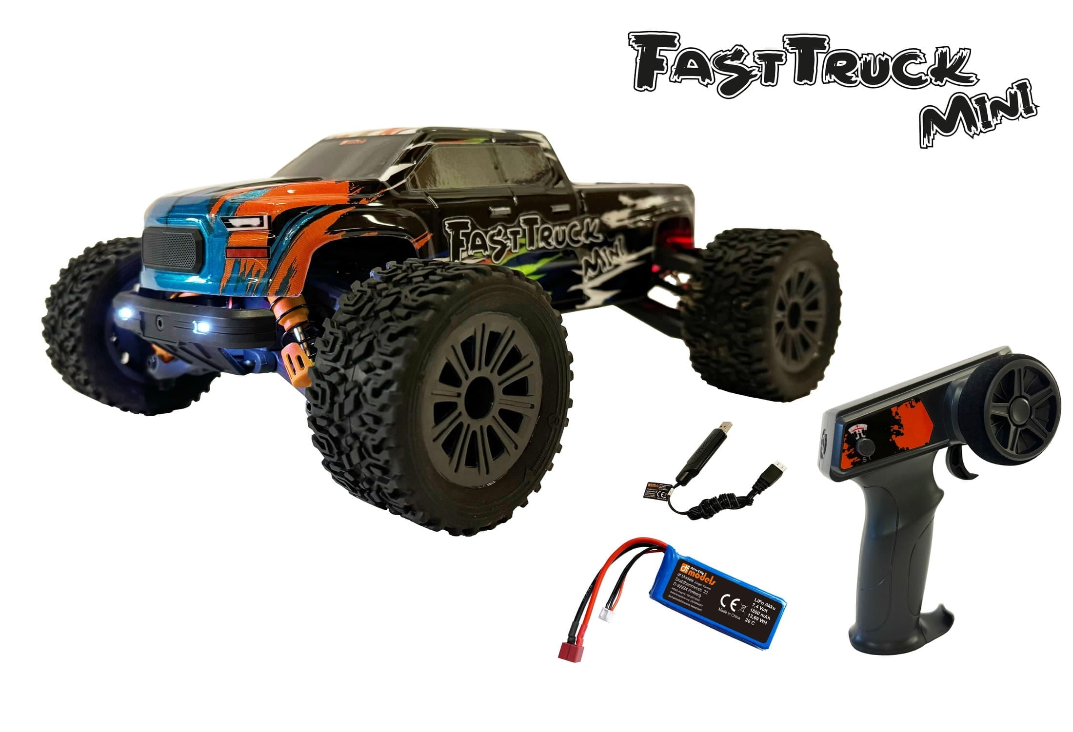 RC FastTruck Mini 1 16 RTR