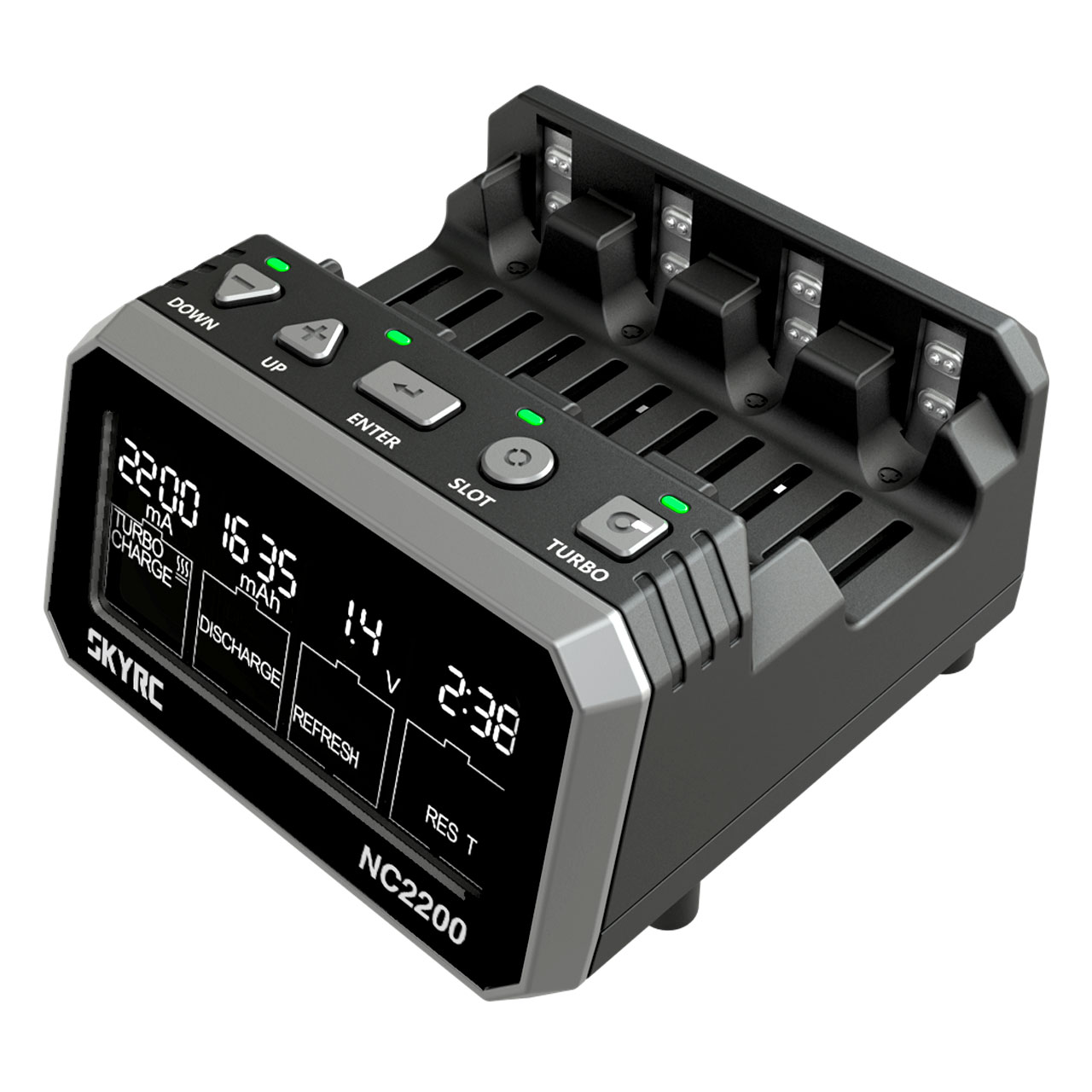SkyRC NC2200 Ladegeraet fuer 4xAA_AAA DC 2A - RC-Zubehoer