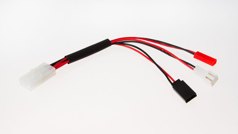Robitronic Ladeadapter Kabel _Tamiya -_Futaba_BEC_Micro_ - RC-Zubehoer