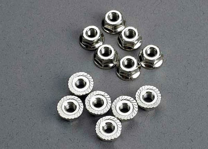 Traxxas 3mm Muttern mit Flansch - RC-Zubehoer