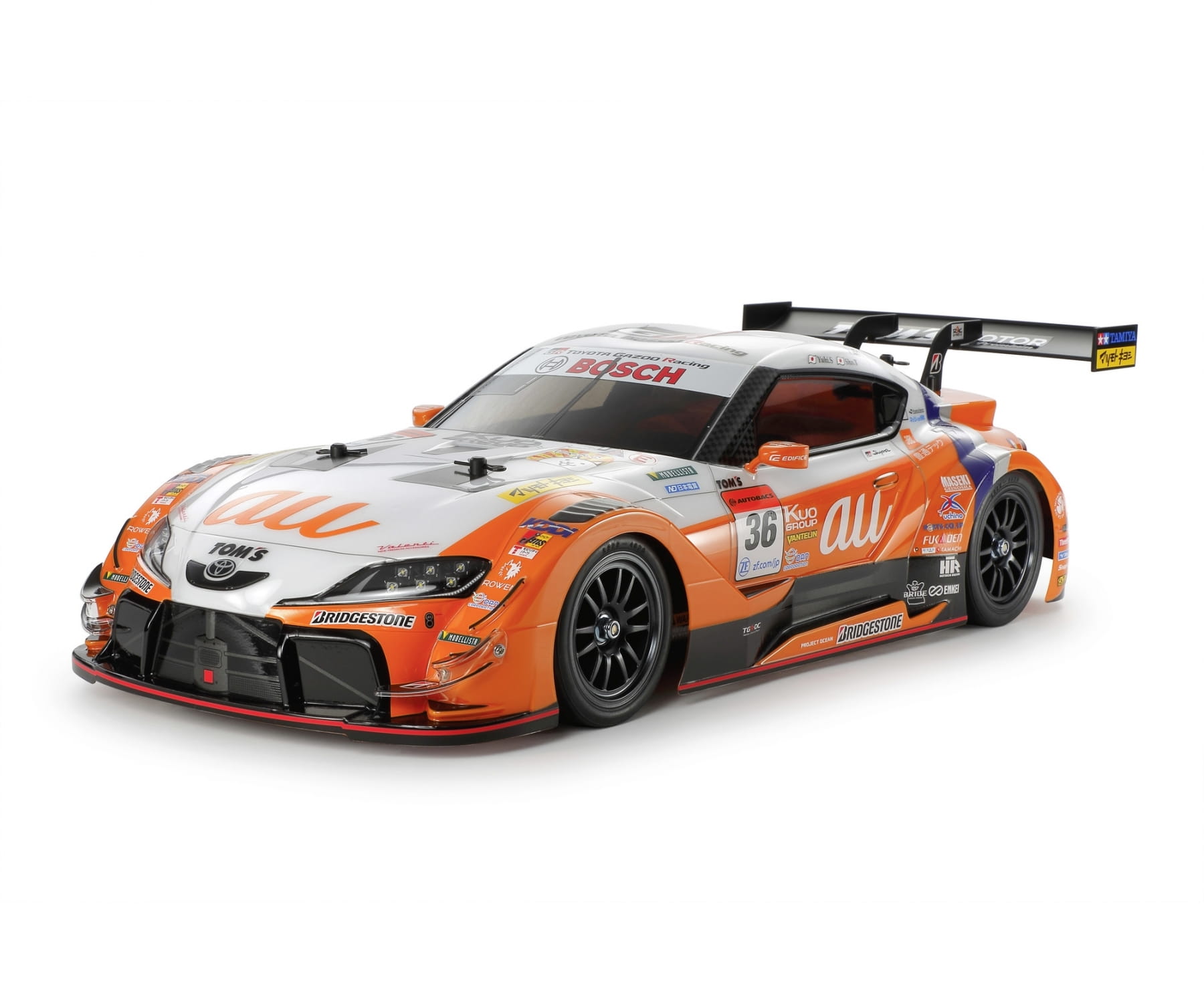 Tamiya GR Supra au TOMs Karosserie klar unlackiert 1_10