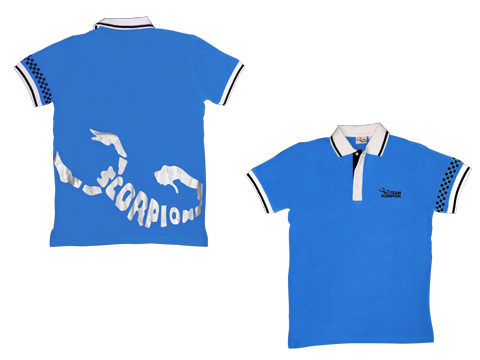 Scorpion Scorpion Polo Shirt (Blue-S)