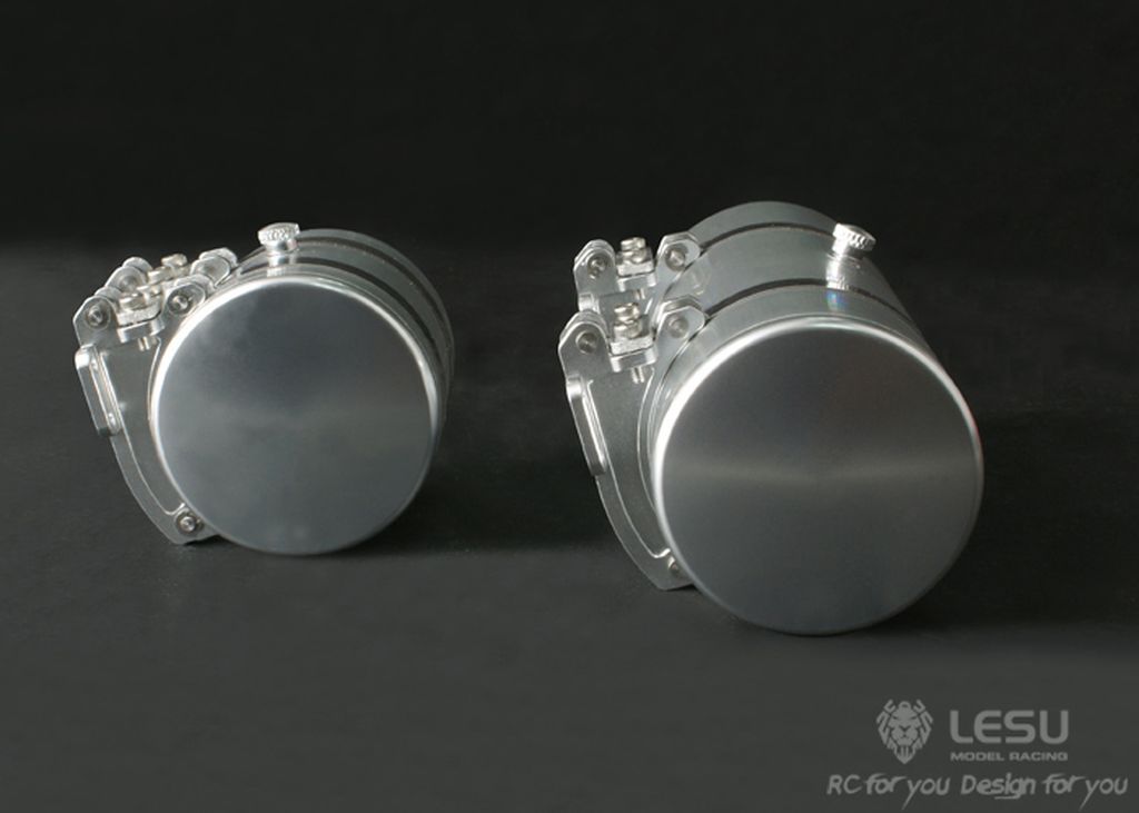 Lesu 1_14 US-Kraftstofftank rund 110mm lang - RC-Zubehoer