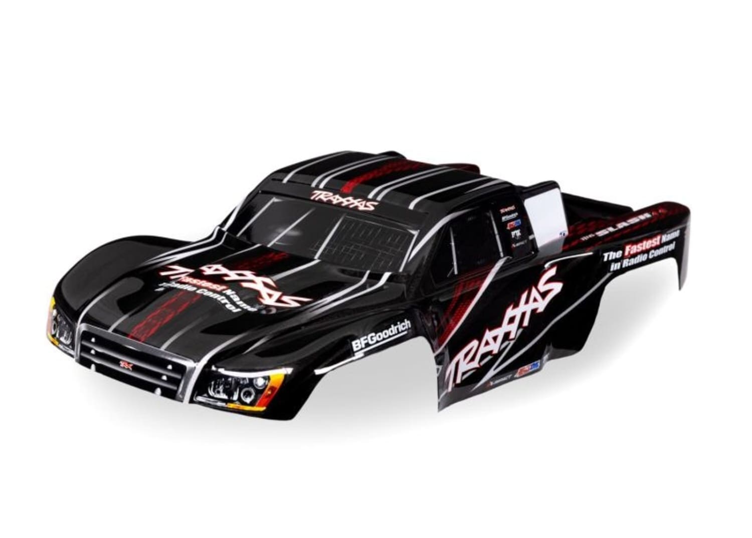 Traxxas Karosserie 1_16 Slash 4X4 schwarz mit Aufkleber - RC-Zubehoer