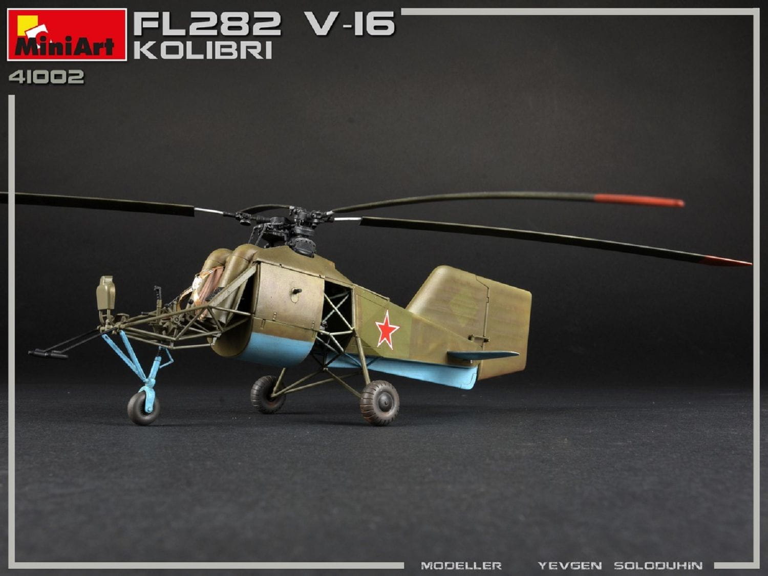 MiniArt 1_35 FL 282 V-16 Kolibri Hubschrauber Plastik Modellbau - RC-Zubehoer