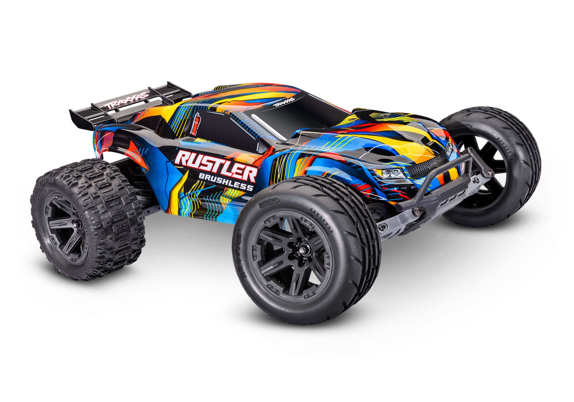 Traxxas Rustler 2WD VX3 Brushless RTR Stadium Truck Gelb