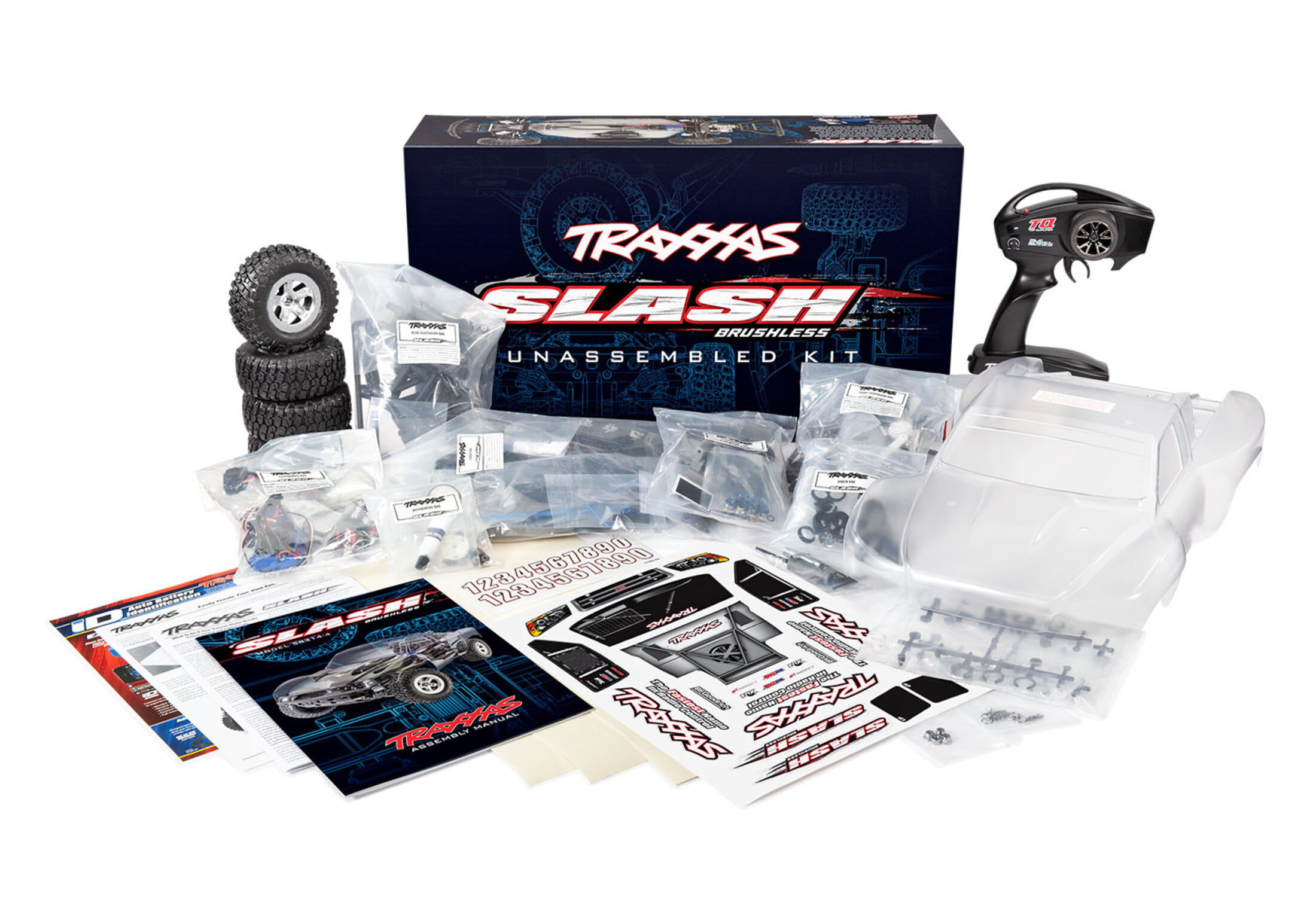 Traxxas Slash 1_10 RC Short Course Truck Kit Brushless