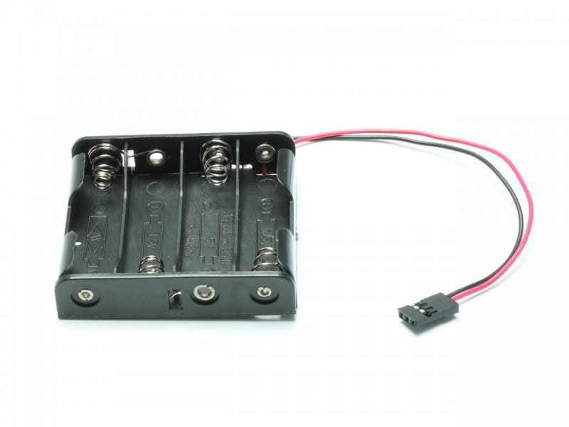 Pichler Batterie Box 4 x AA (flach) Pichler Batterie Box 4 x AA _flach_ - RC-Zubehoer