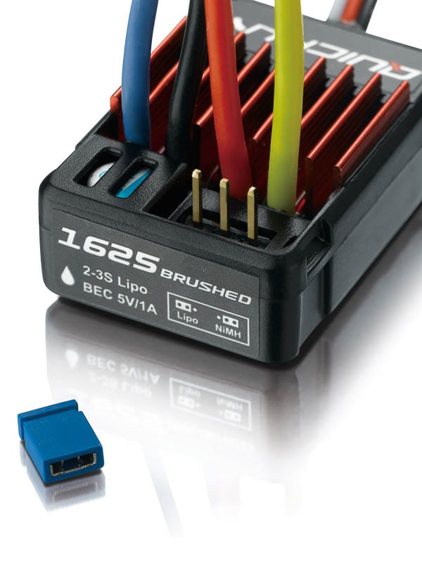 Hobbywing QuicRun Regler 1625 Brushed 25A für 1/16, 1/18 Hobbywing QuicRun Regler 1625 Brushed 25A für 1/16, 1/18
