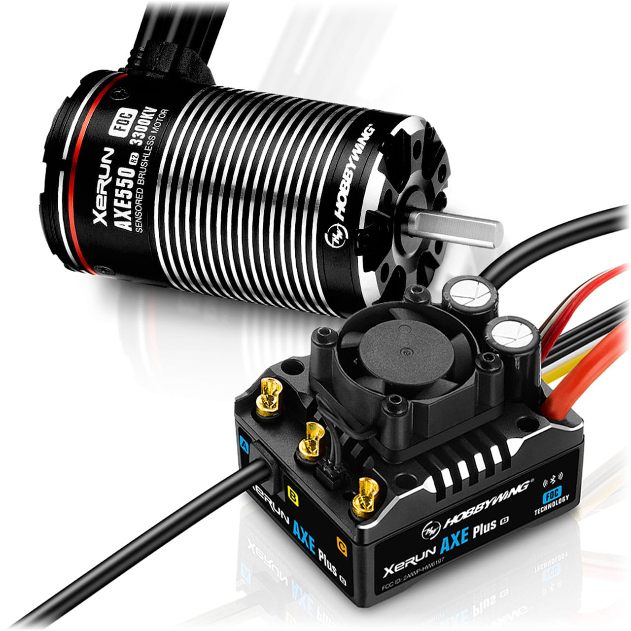 Hobbywing Brushless Set AXE Plus R3 540L 3300kV R2 Combo - RC-Zubehoer
