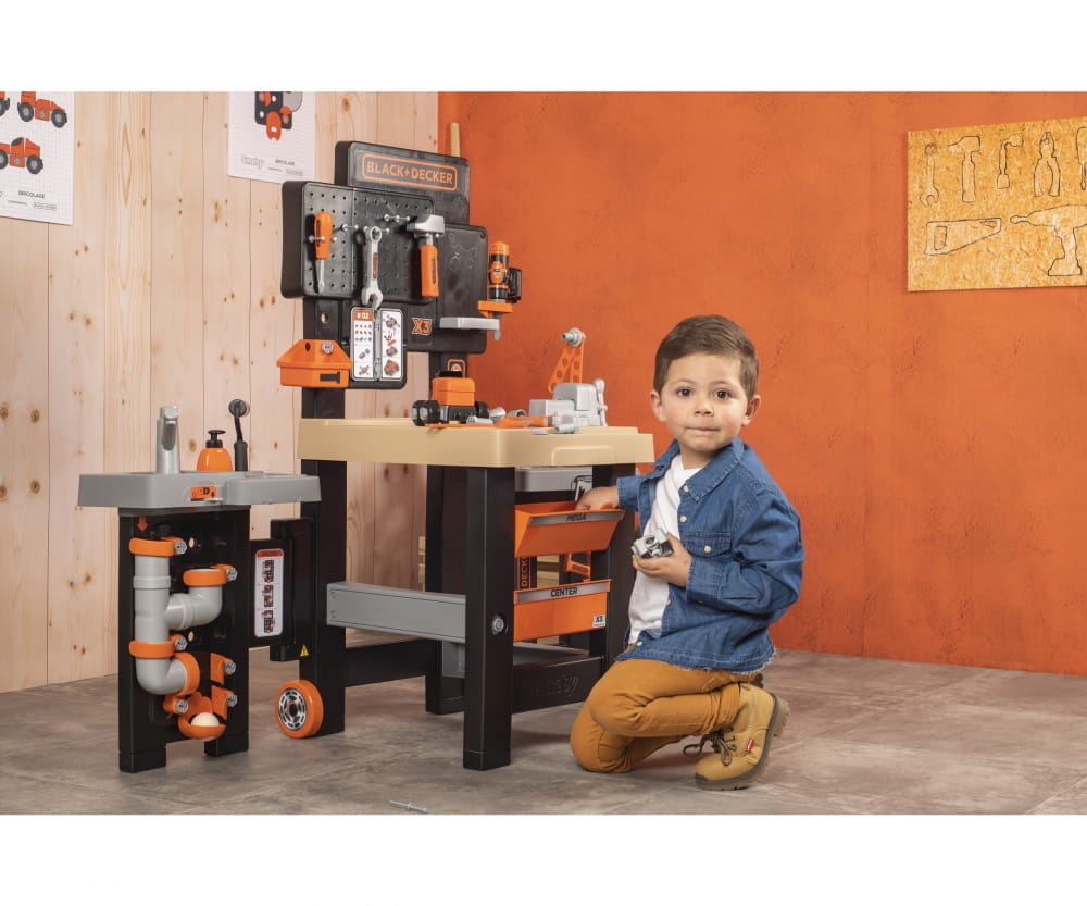 Smoby Black + Decker Mega Werkbank Center