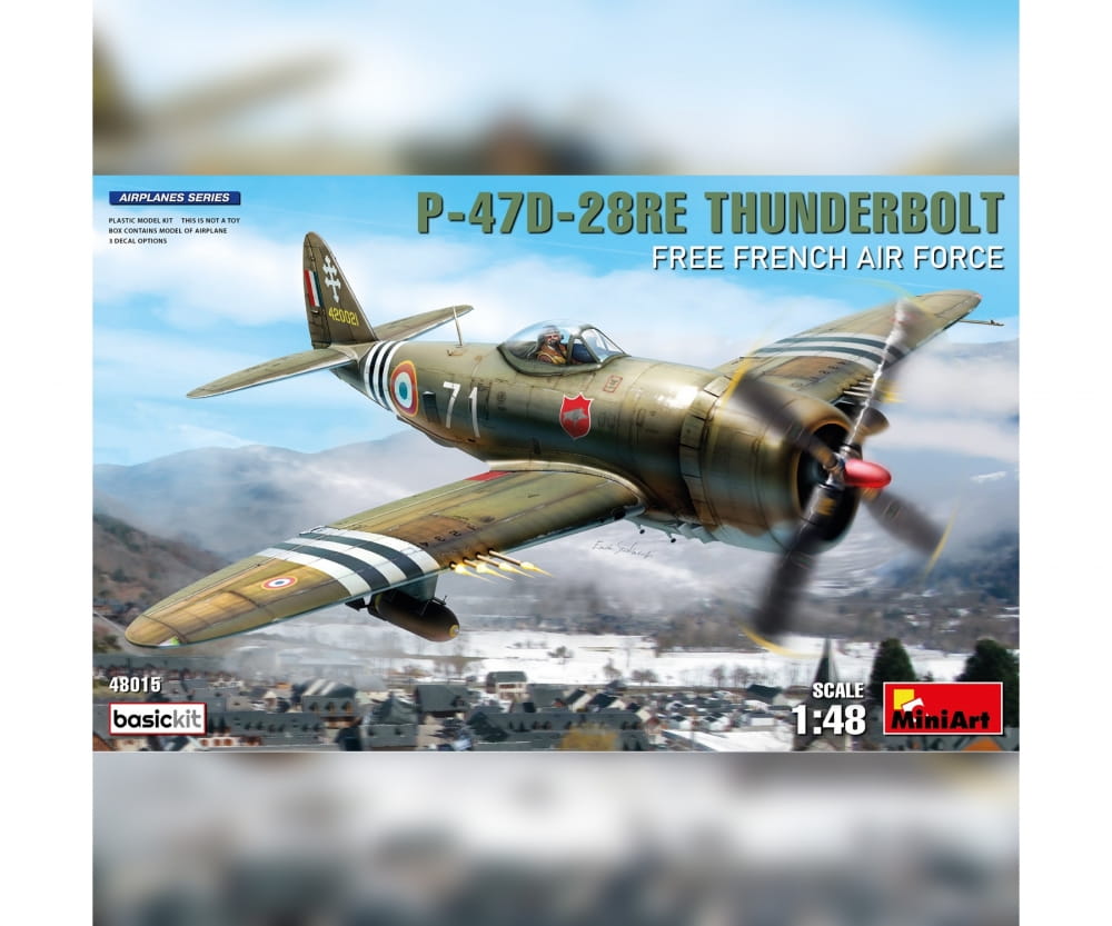 MiniArt 1_48 P47D-28RE franz_ Luftw. Basic Kit Plastik Modellbausatz - RC-Zubehoer