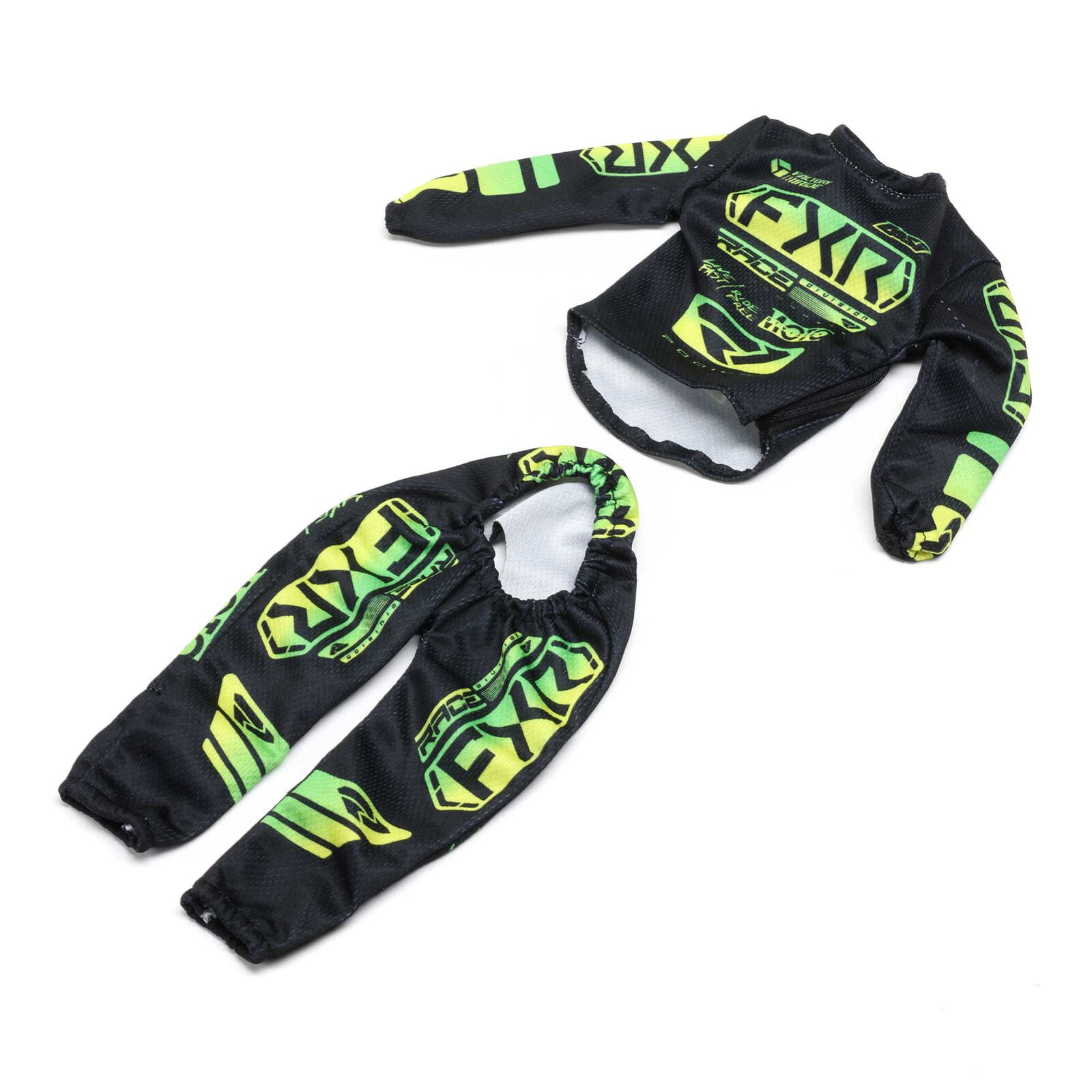 Losi Rider Jersey Set FXR Podium Gladiator Schwarz_ Promoto-SM - RC-Zubehoer