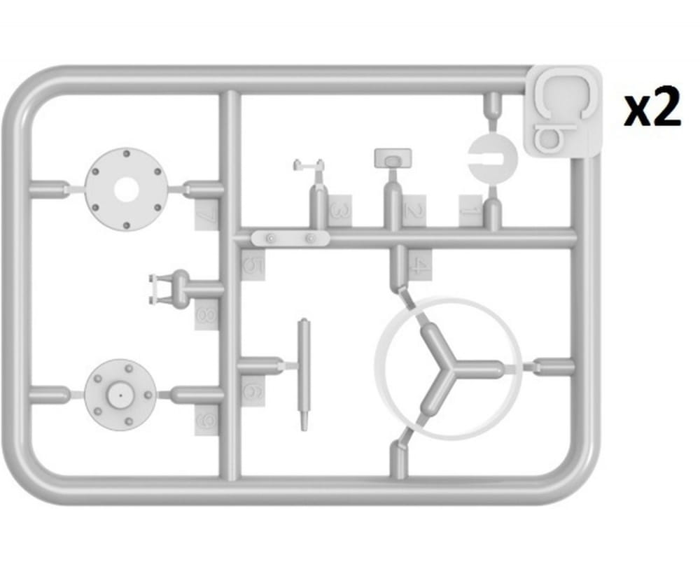 MiniArt 1:24 Dt. Traktor D8506 m. Kabinendach Plastik Modellbau MiniArt 1:24 Dt. Traktor D8506 m. Kabinendach Plastik Modellbau