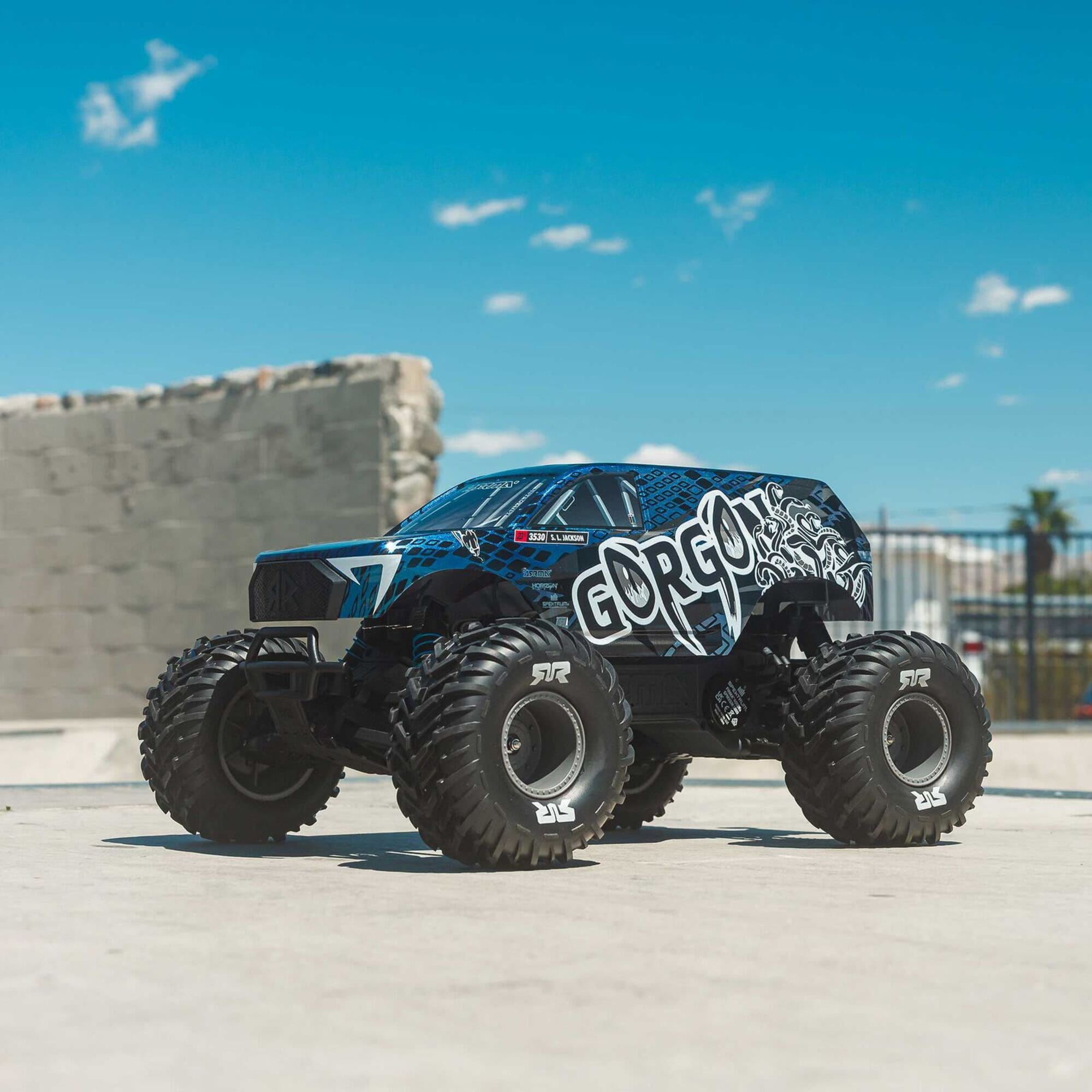 ARRMA GORGON 223S Brushless Monster Truck RTR Blau