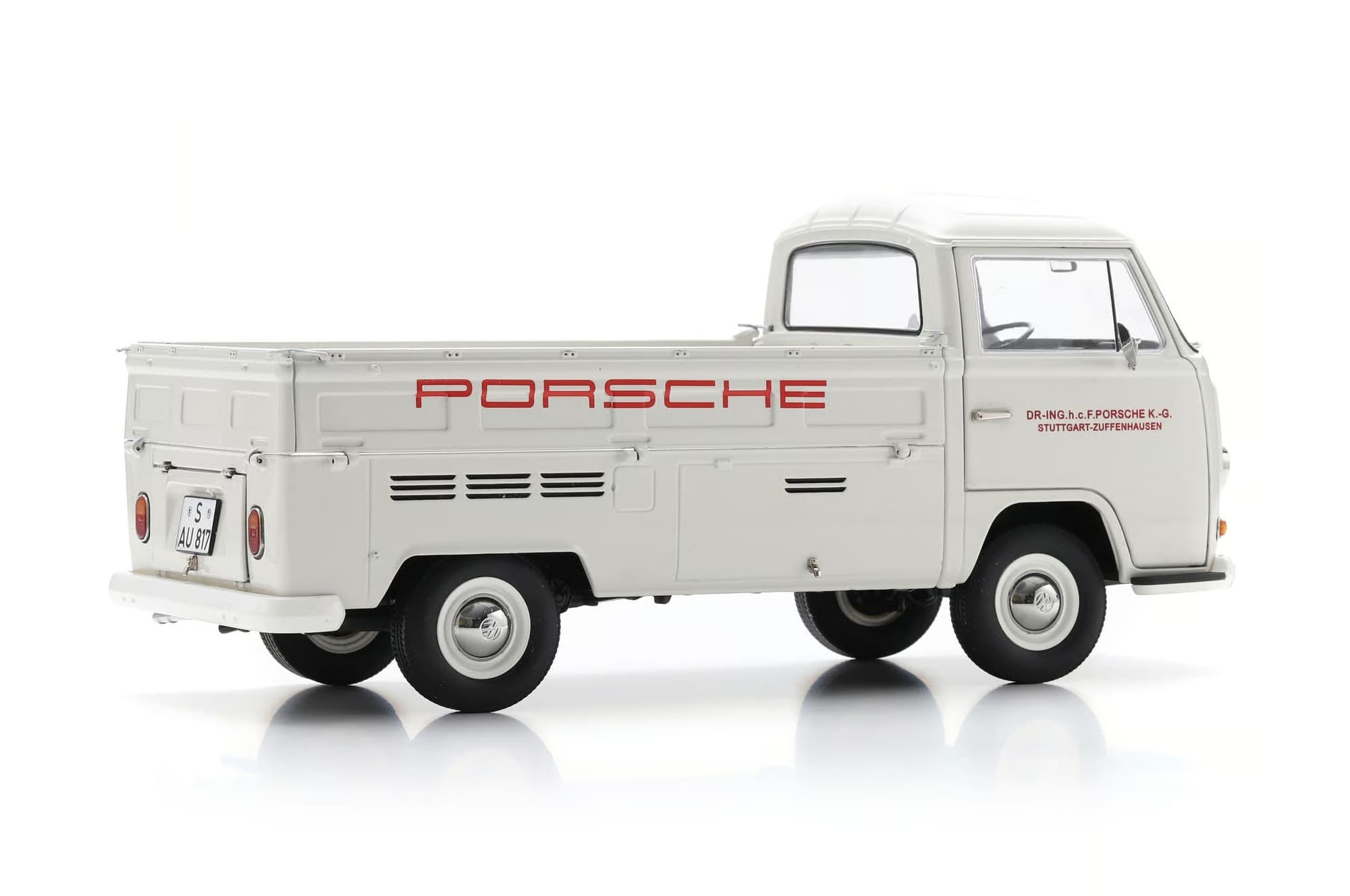 Schuco VW T2a Pritsche Pickup Porsche 1_18 Sammlermodell