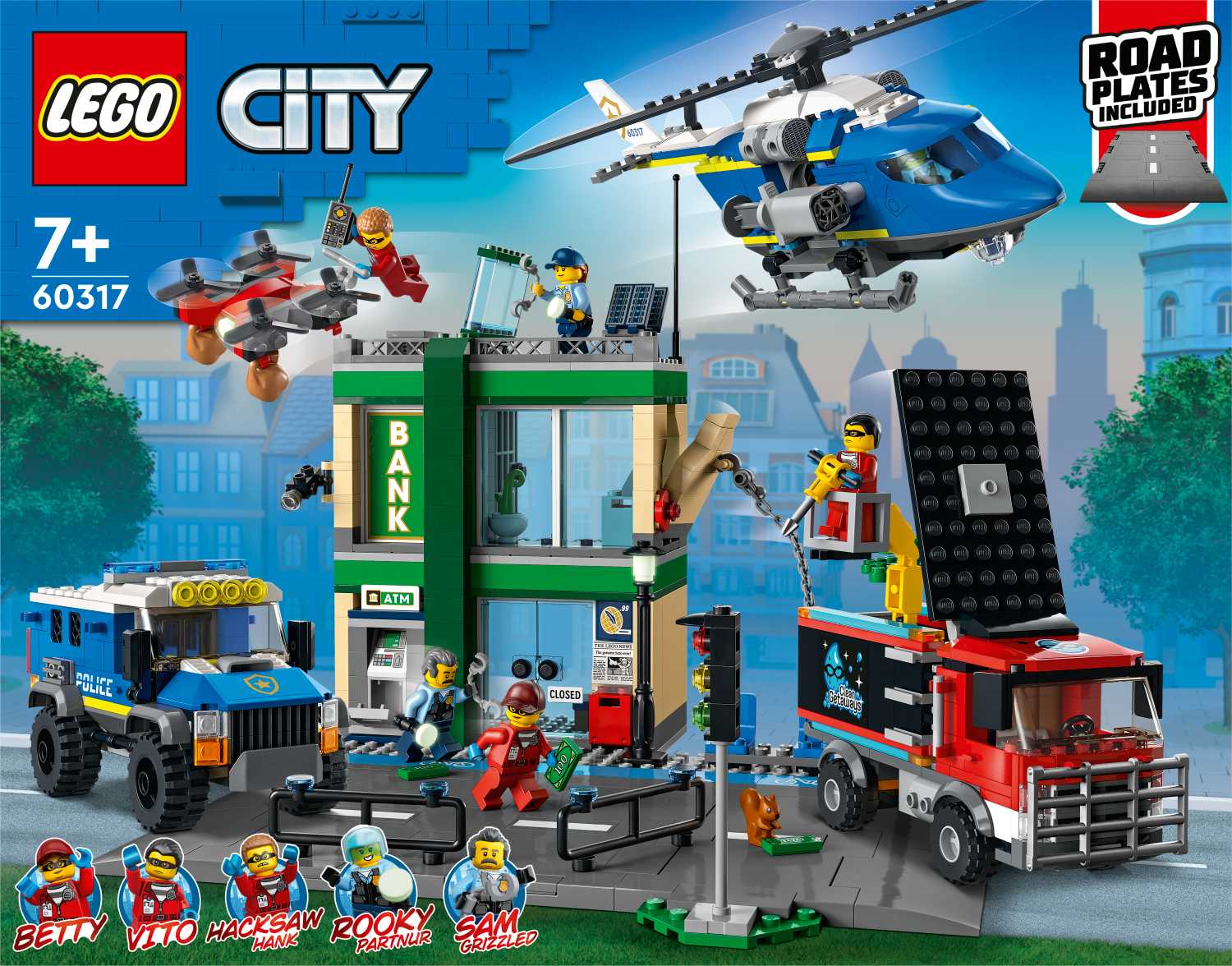 LEGO City Banküberfall mit Verfolgungsjagd