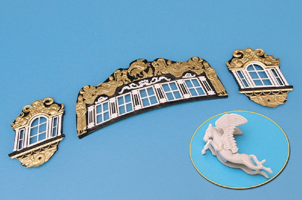 hms pegasus 1 64 modellbausatz mit messing und kupferteilen H_M_S. Pegasus 1_64 Modellbausatz mit Messing- und Kupferteilen_ Detailansicht