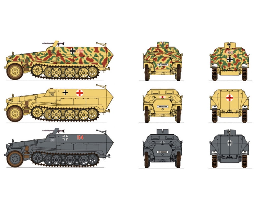 Italeri 1_72 SD_Kfz_251_1 Ausf_ C Fast Assm. Kit - RC-Zubehoer
