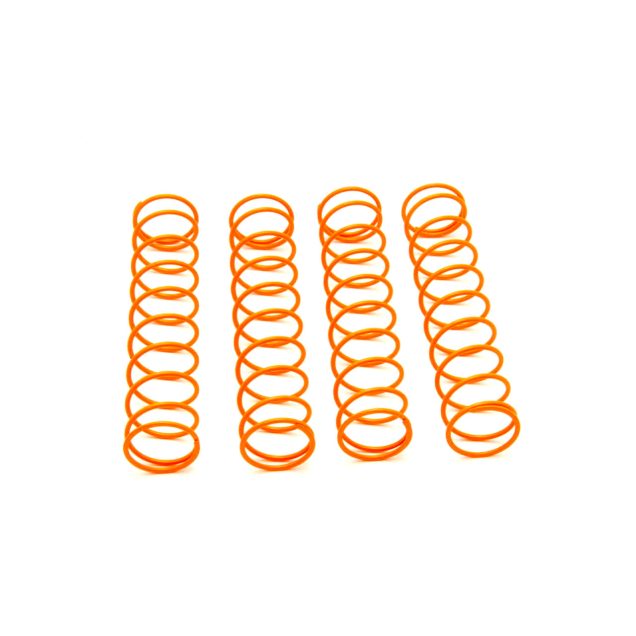 Hobao Hyper MTE2 Shock Spring Hard- Orange_ 4 Pcs - RC-Zubehoer