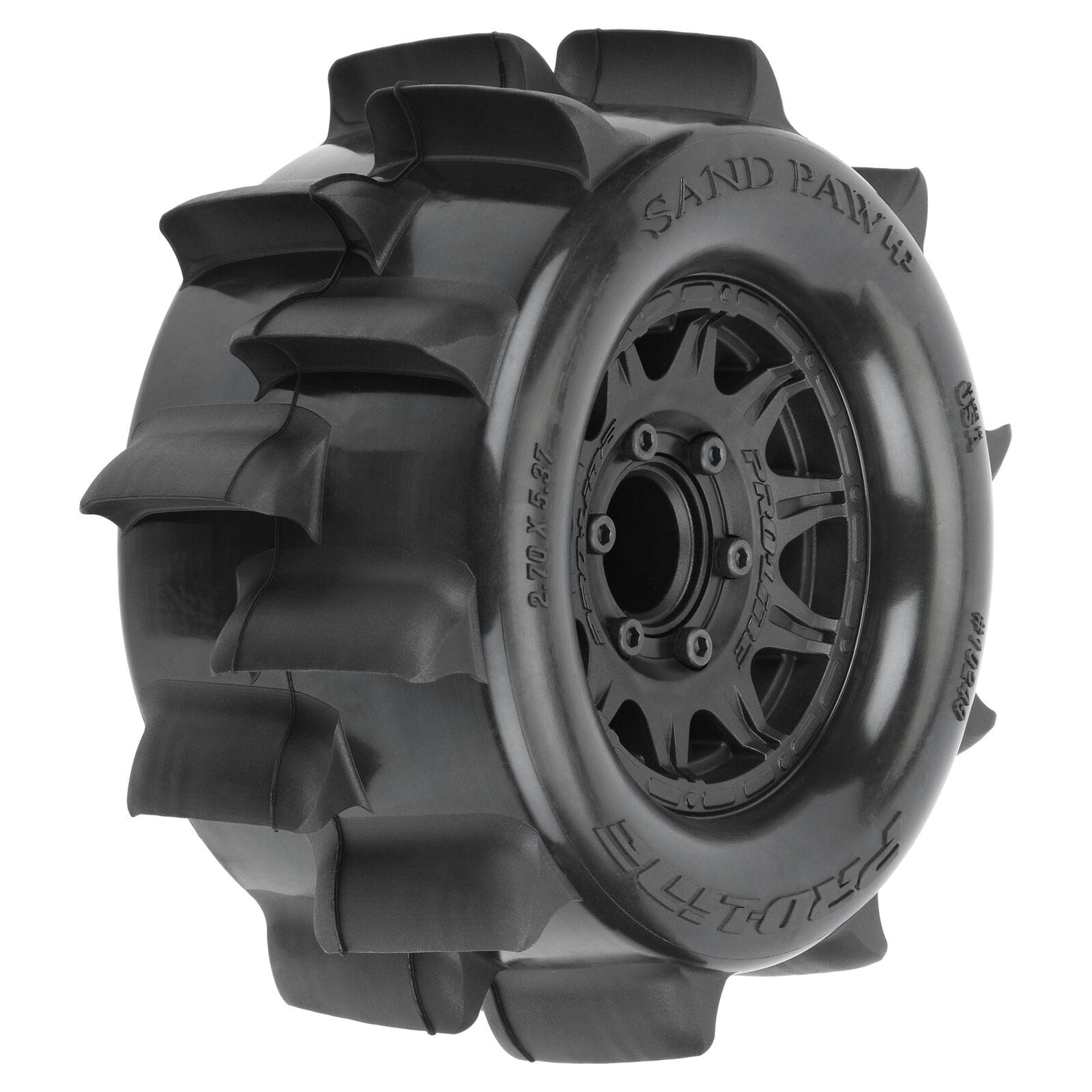 Proline 1_10 Sand Paw HP BELTED F_R 2.8 MT Reifen MTD 12_14mm Black Raid _2_ - RC-Zubehoer
