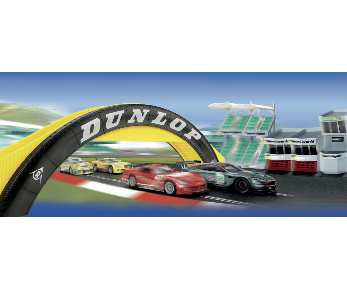 Scalextric Dunlop Fussgaengerbruecke _Dior. - RC-Zubehoer