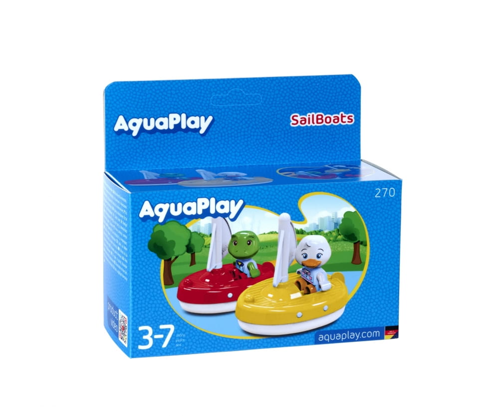 Aquaplay 2 Segelboote + 2 Figuren