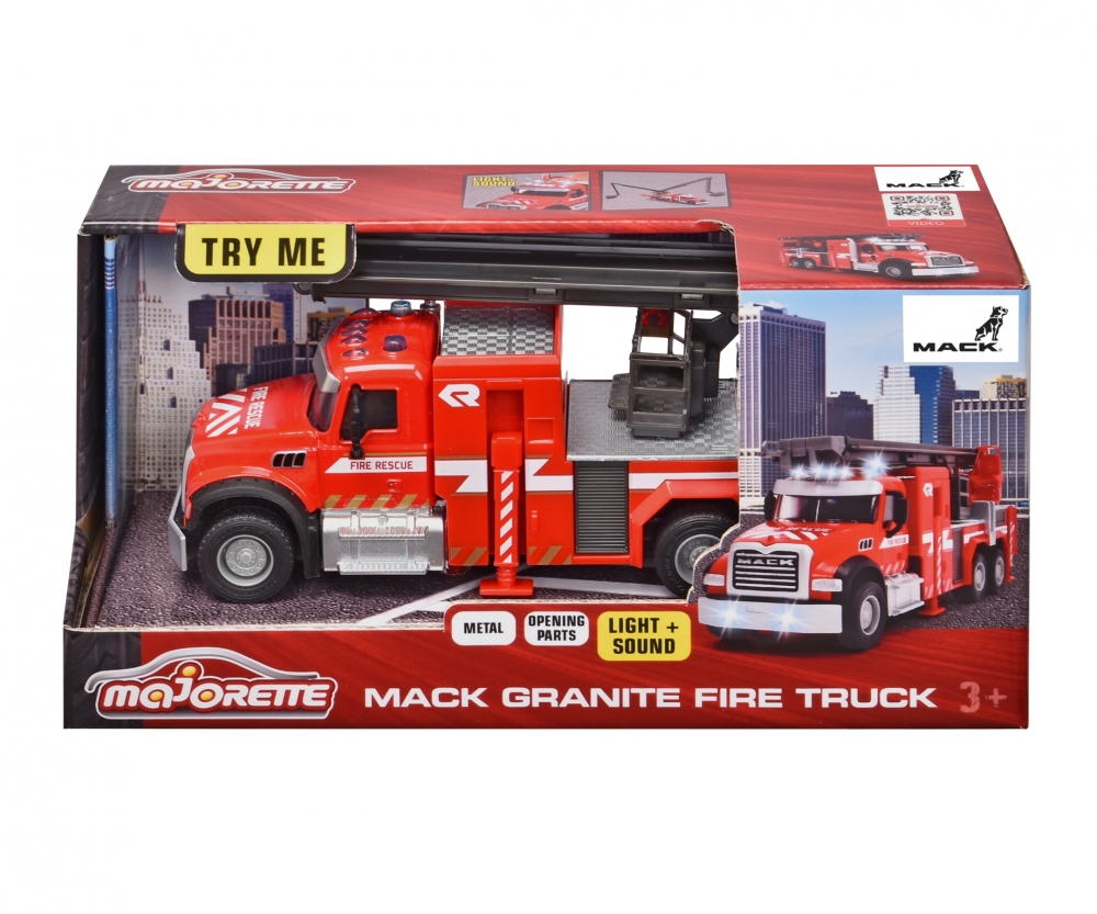 Majorette Mack Granite Fire Truck