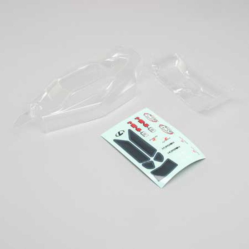 Losi Body_ Wing_ Clear_ Mini-B - RC-Zubehoer
