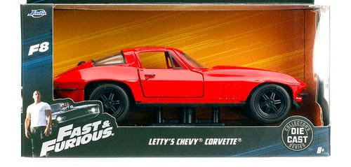 Jadatoys 1:24 Modellauto Letty's Chevrolet Corvette Fast and Furious 8