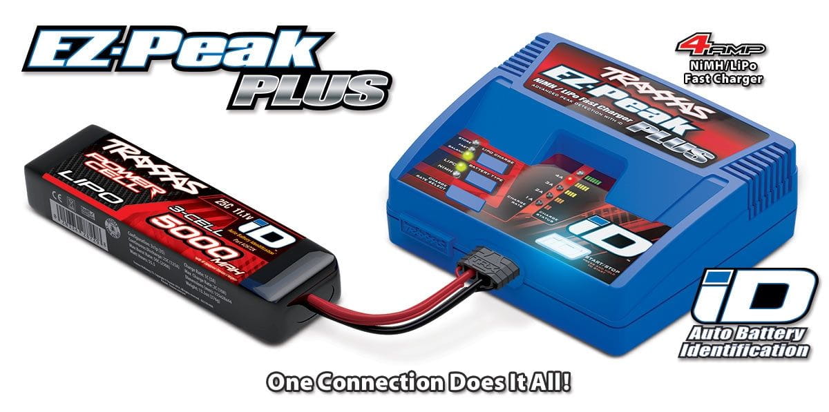 Traxxas EZ-Peak Plus 4-Amp Schnell-Lader fuer LiPo und NiMH Akkus