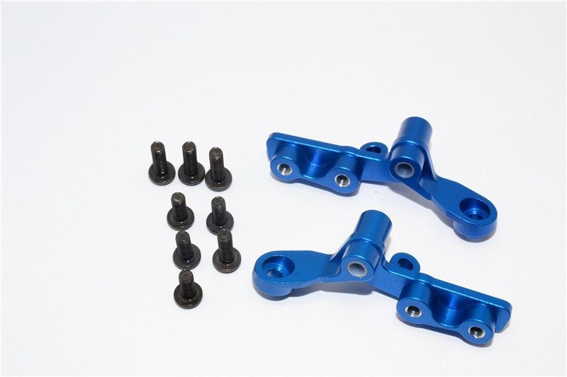 GPM Alu Umlenkhebel vorn blau fuer Tamiya DT03 - RC-Zubehoer