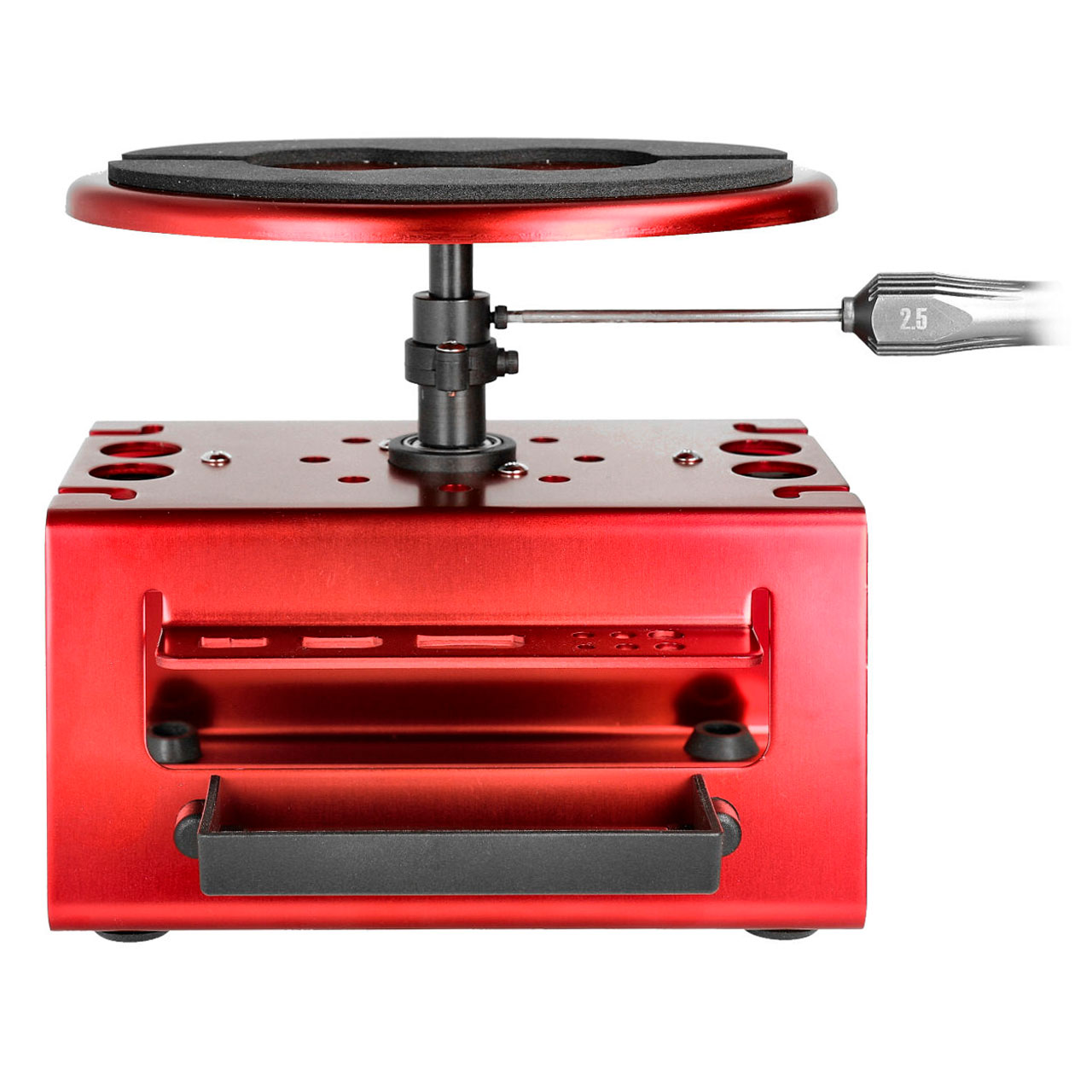 Robitronic Auto Montagestand 1_8 rot _drehbar _ fixierbar_ - RC-Zubehoer