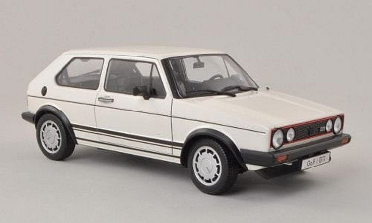 Welly Modellauto 1:18 VW Golf 1 GTI Weiss Welly Modellauto 1:18 VW Golf 1 GTI Weiss