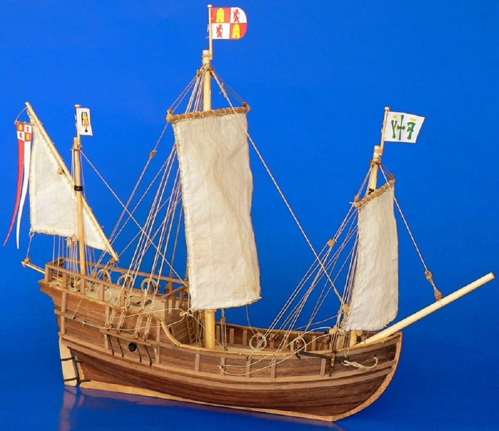 Krick Dusek Segel Schiff Pinta 1:72 Holz Baukasten